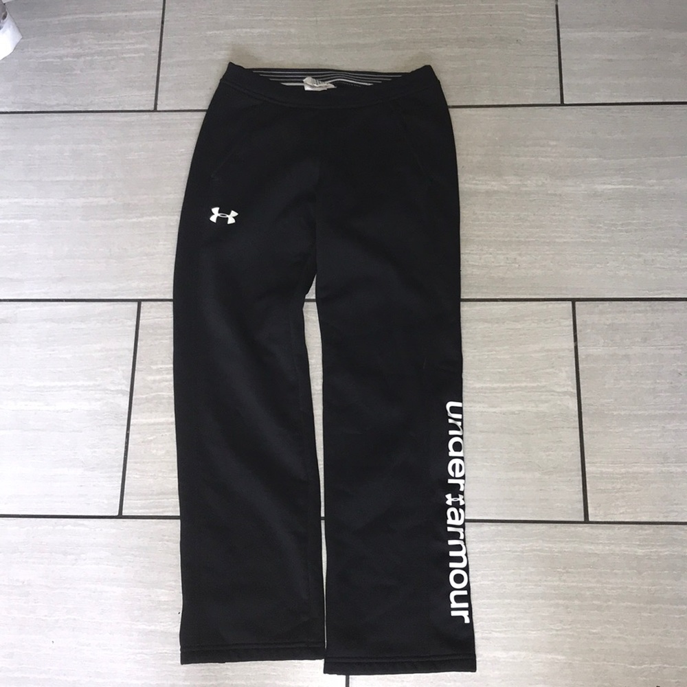 Black under armour sweatpants